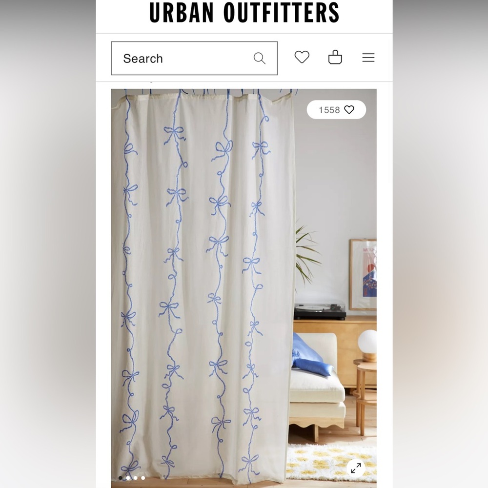 Urban outfitters curtain panel